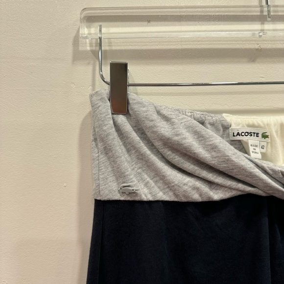 Lacoste Strapless Tube Top Colorblock Maxi Dress Size 42 - Picture 6 of 8